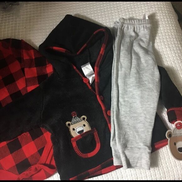 LITTLE BEGINNINGS 3 Pc Set 6/9 Months - Picture 7 of 7